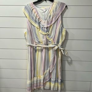 NWT Pastel striped dress. 1064.